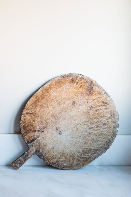 Antique French Aged Wooden Kitchen Board N.2