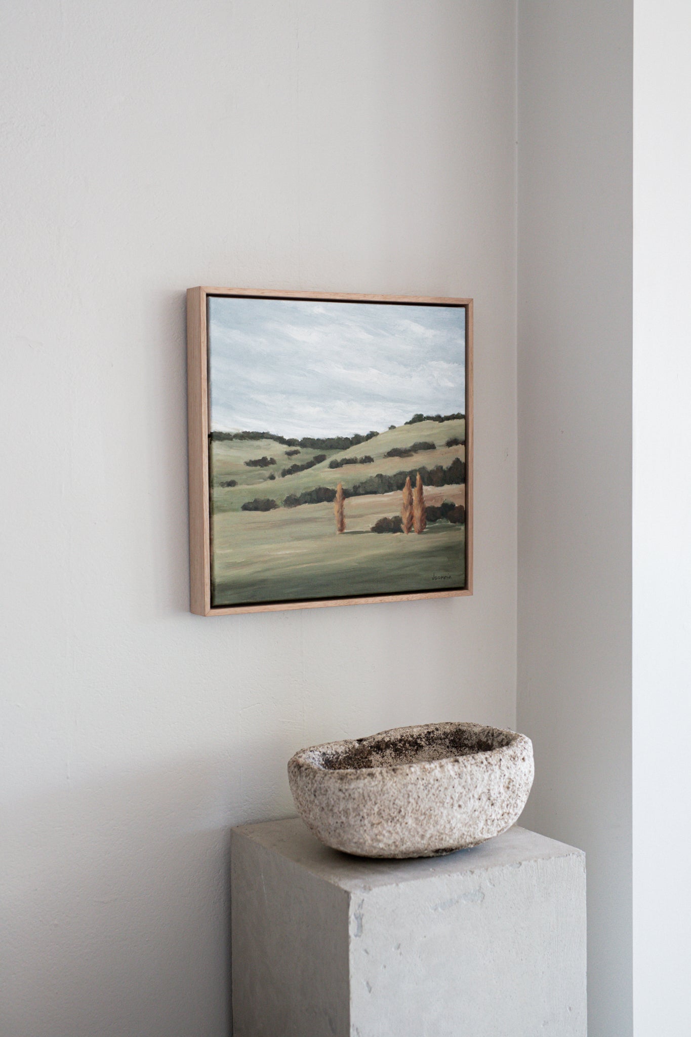 'Burrawang Hills Study' an Original Artwork by Jeannie Dolan