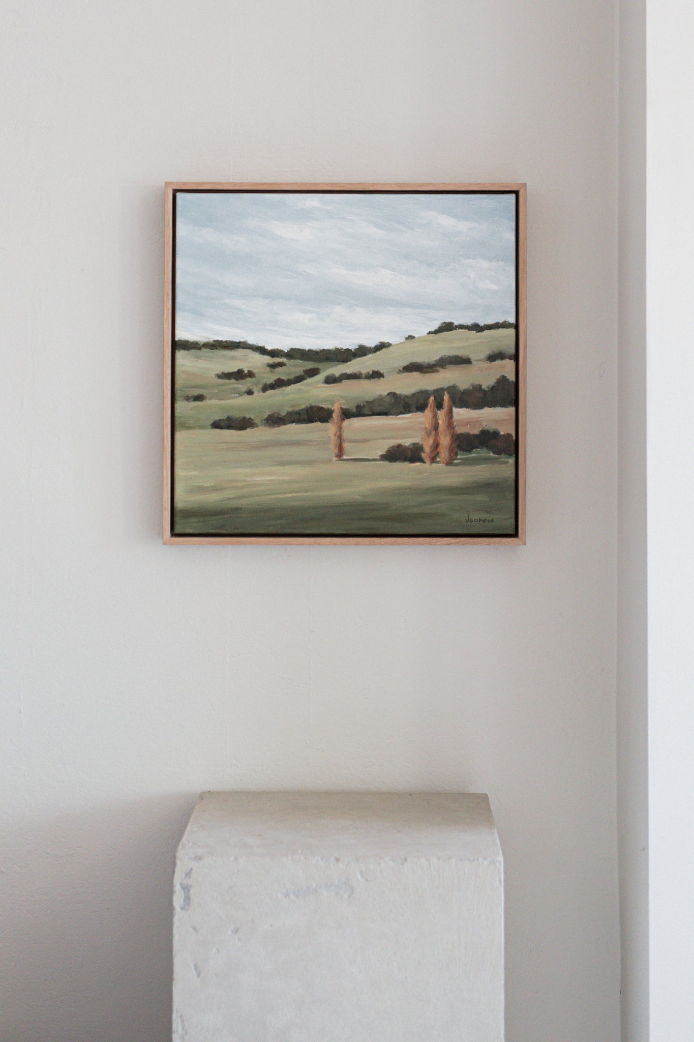 'Burrawang Hills Study' an Original Artwork by Jeannie Dolan