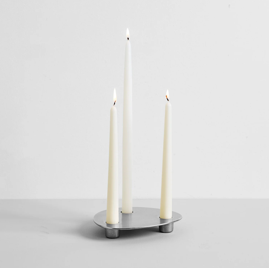 Brass Trio Candle Holder