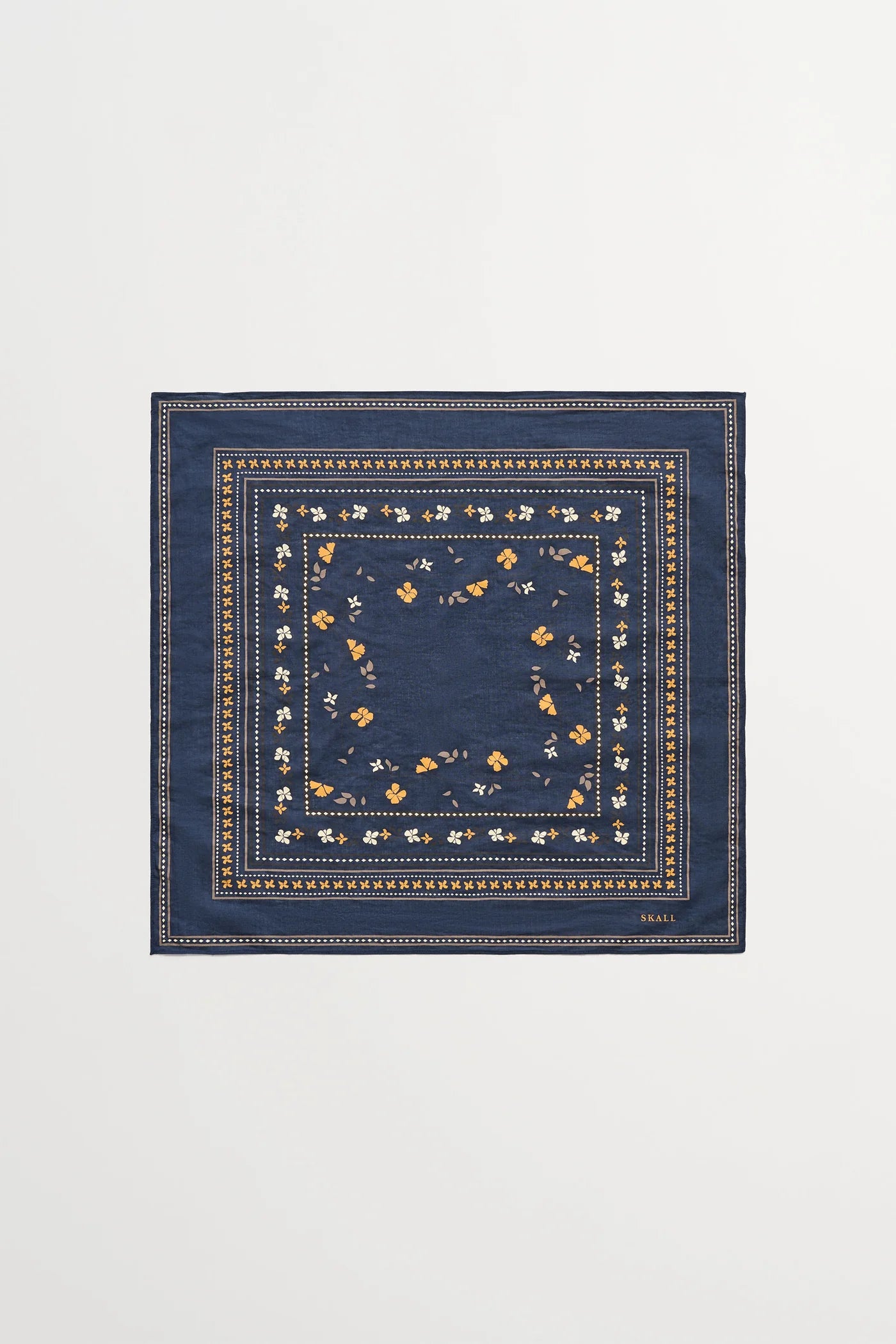 Skall Classic Scarf in Floral Navy