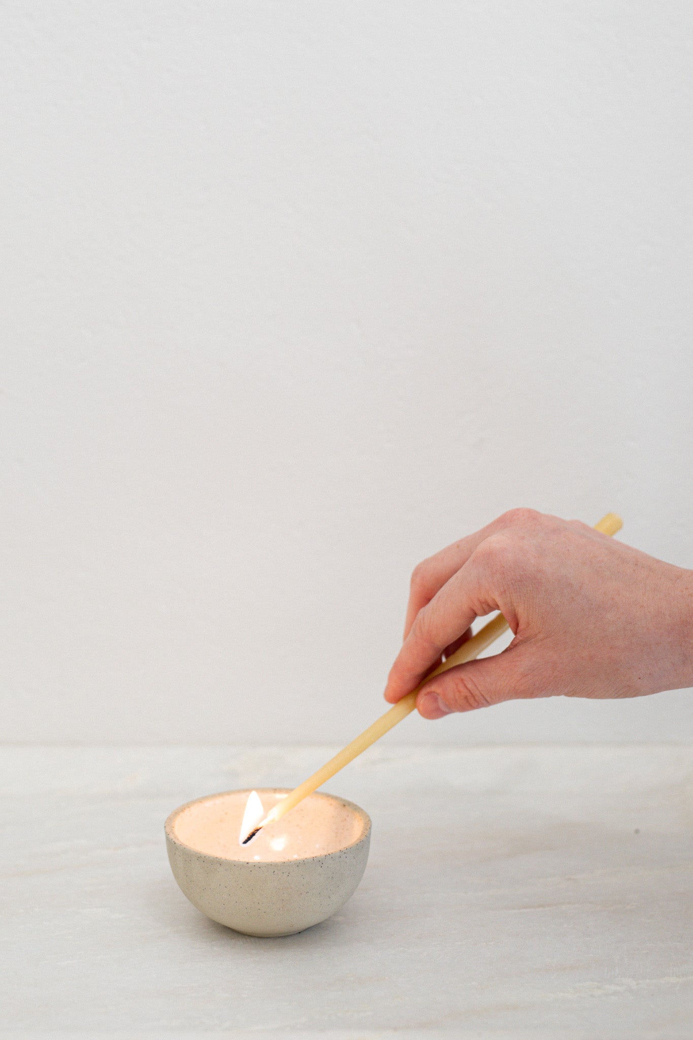 Set of Petite Beeswax Tapers | Set of 10 Wish candles