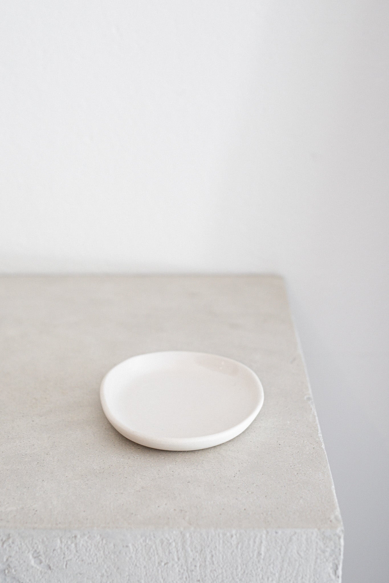 Ceramic Small Plate | Classic White