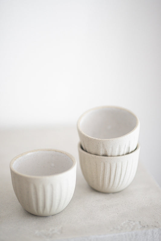 Ceramic Latte Cup in Stone