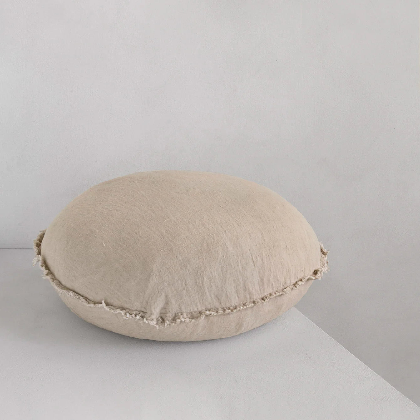 Linen Cushion Macaron | Sable