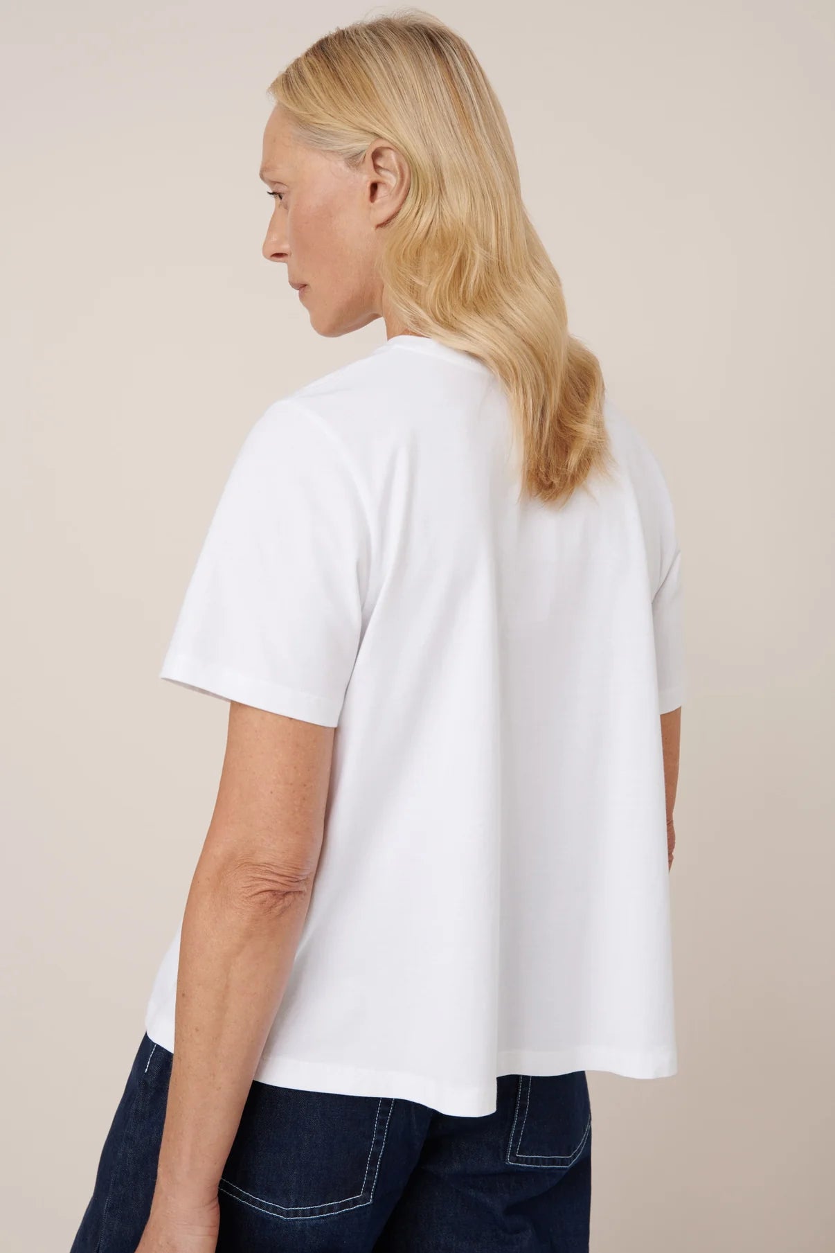 The Classic A-line Tee in White