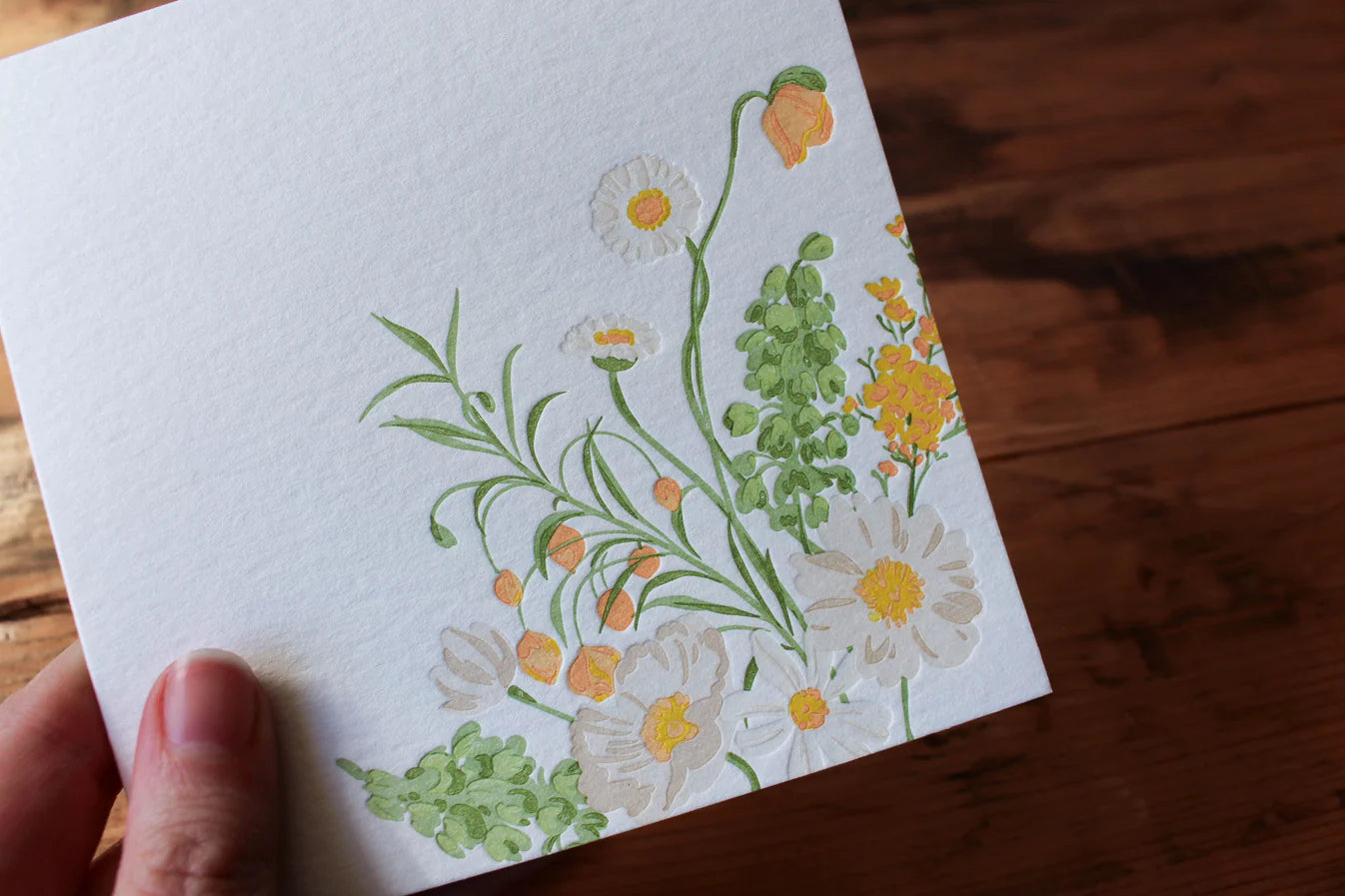 'Autumn Bouquet' Letterpress Card