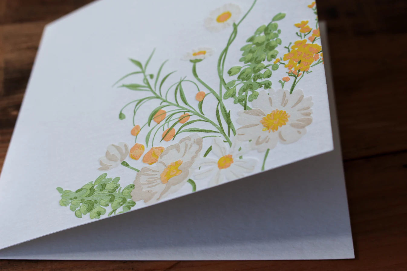 'Autumn Bouquet' Letterpress Card