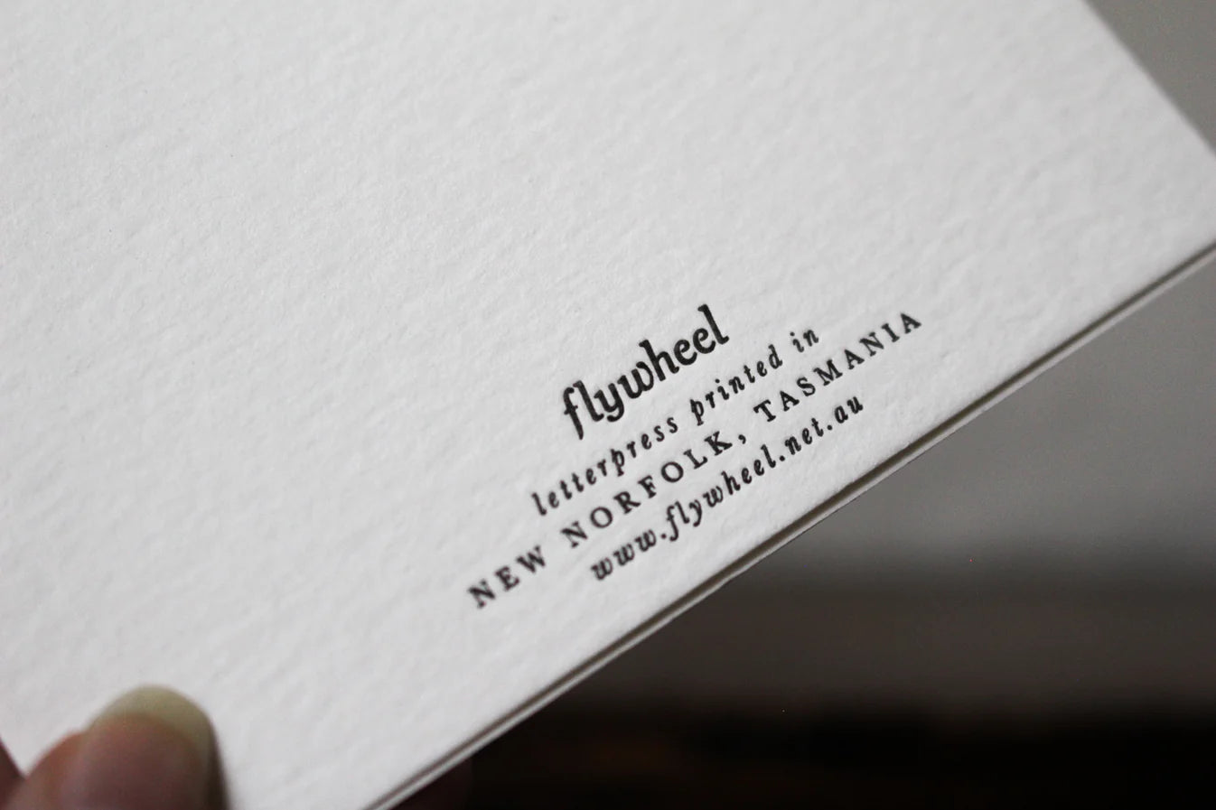 'Ferns' Letterpress Card