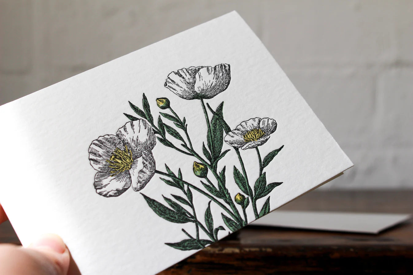 Flora N. 5 Letterpress Notecard