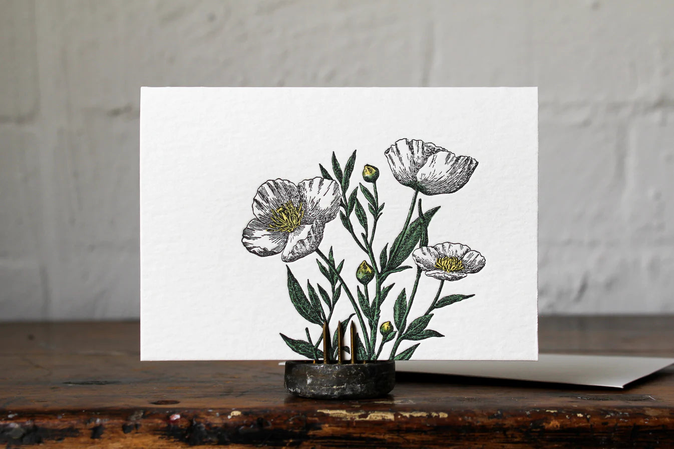 Flora N. 3 Letterpress Notecard