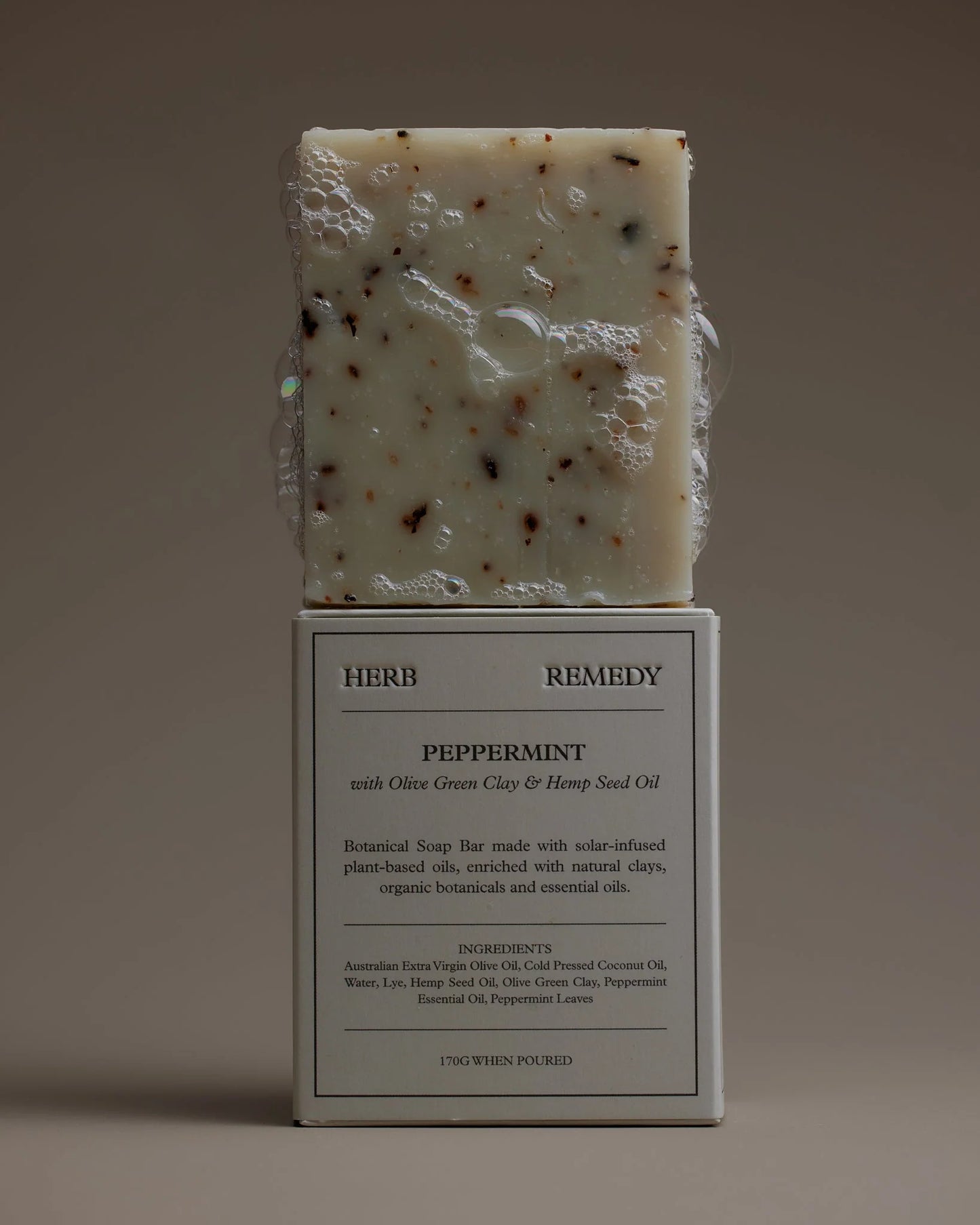 Botanical Soap Bar | Peppermint & Hemp Seed Oil