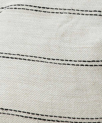 'Ana' Stripe Linen Bedcover