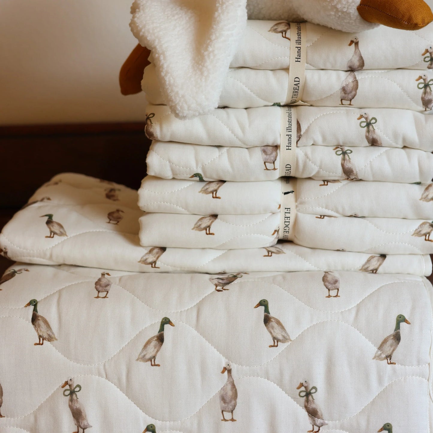 Quilted Baby Blanket | Duck