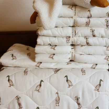Quilted Baby Blanket | Duck