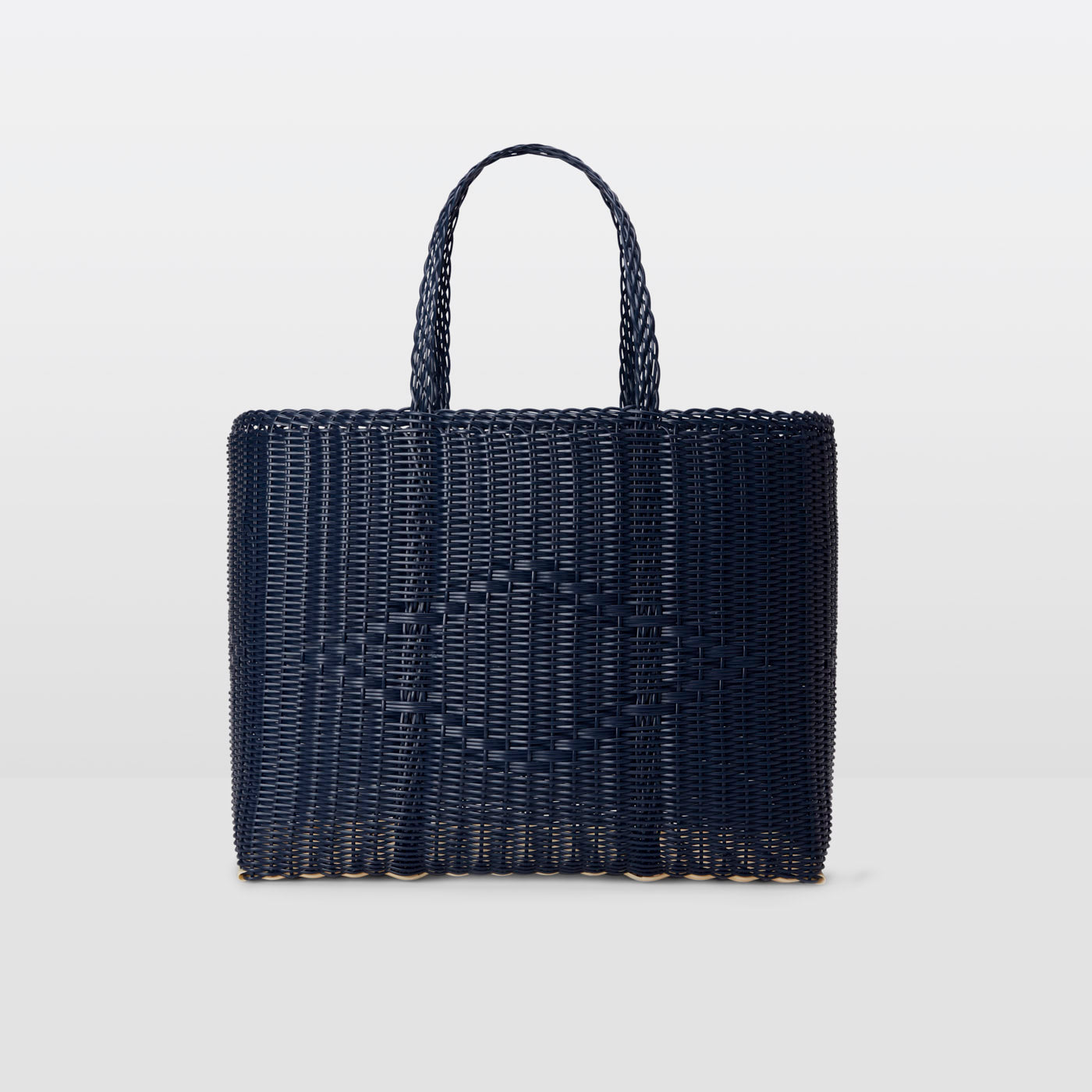 Large Handwoven Palorosa Basket | Midnight Blue