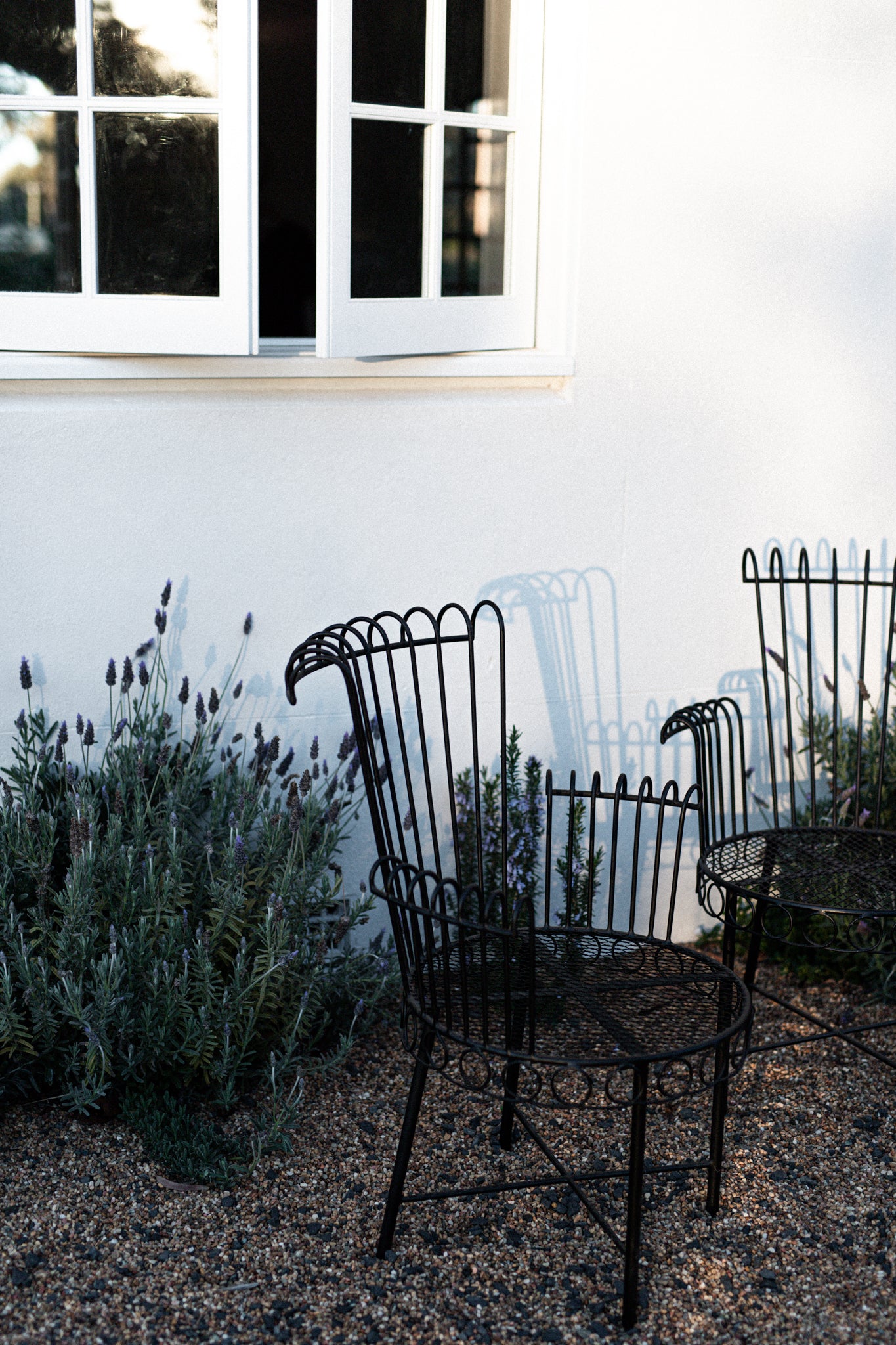 Athena Garden Chair in Black