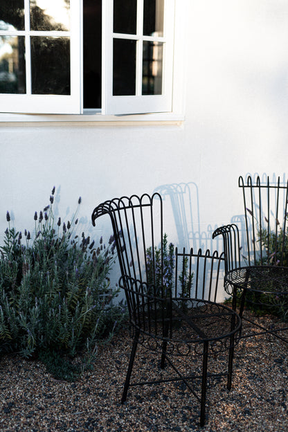 Athena Garden Chair in Black