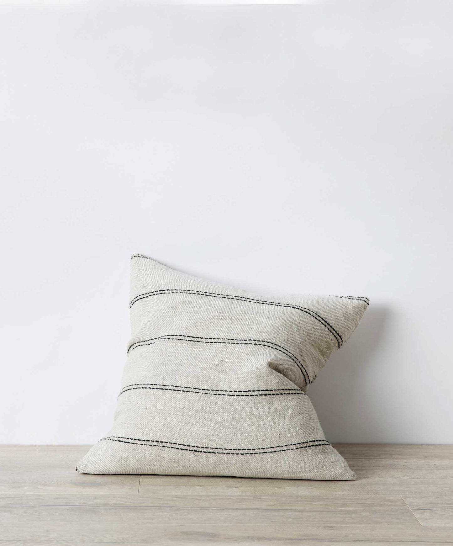 'Ana' Stripe Linen Cushion Cover