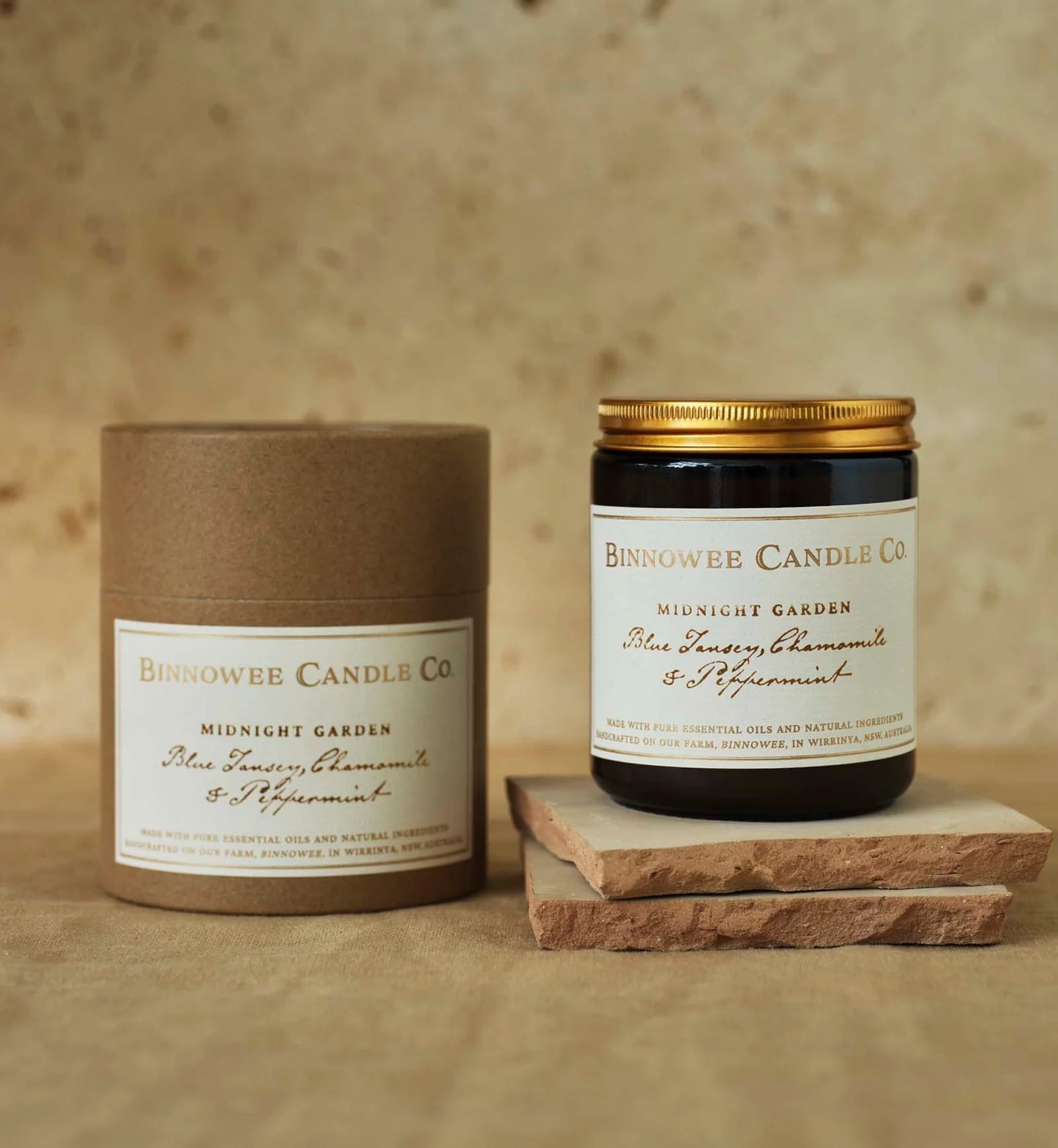 ‘Midnight Garden’ 220mL Candle | Blue Tansey, Chamomile & Peppermint