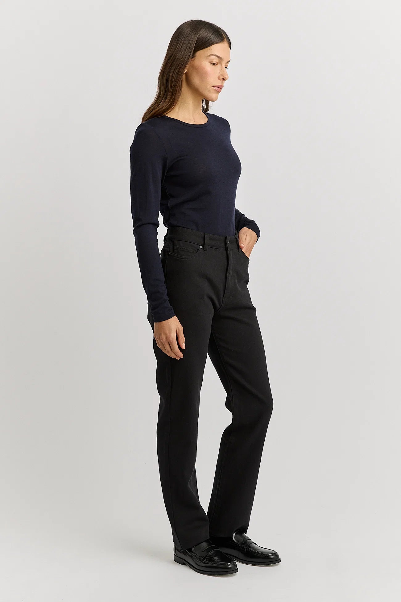 The Crew Merino Tee | Long Sleeve