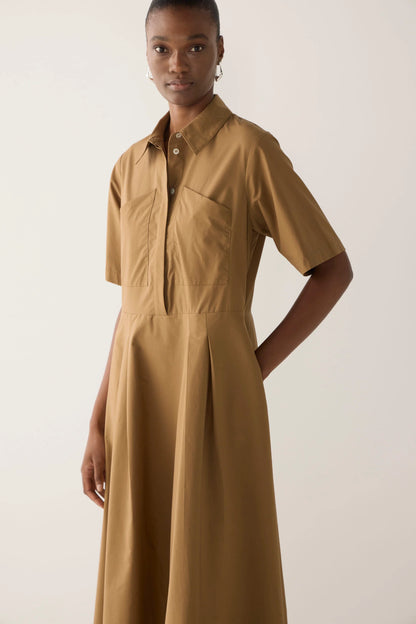 Calliope Dress in Cocoa Cotten Tencel