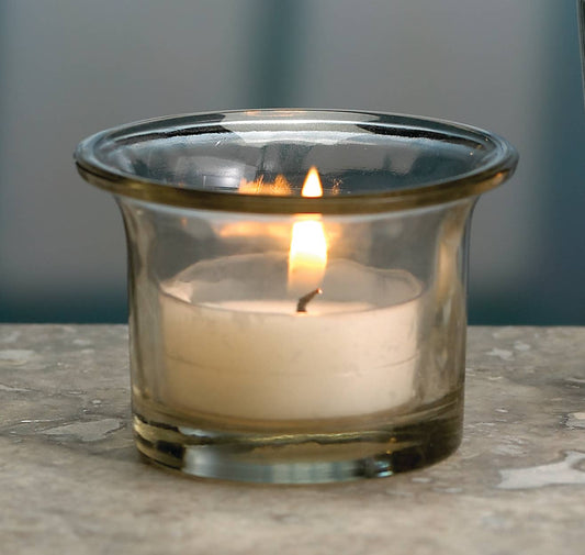 A lovely Oyster Glass Tealight Holder