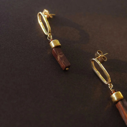 Jasper Stud Earrings