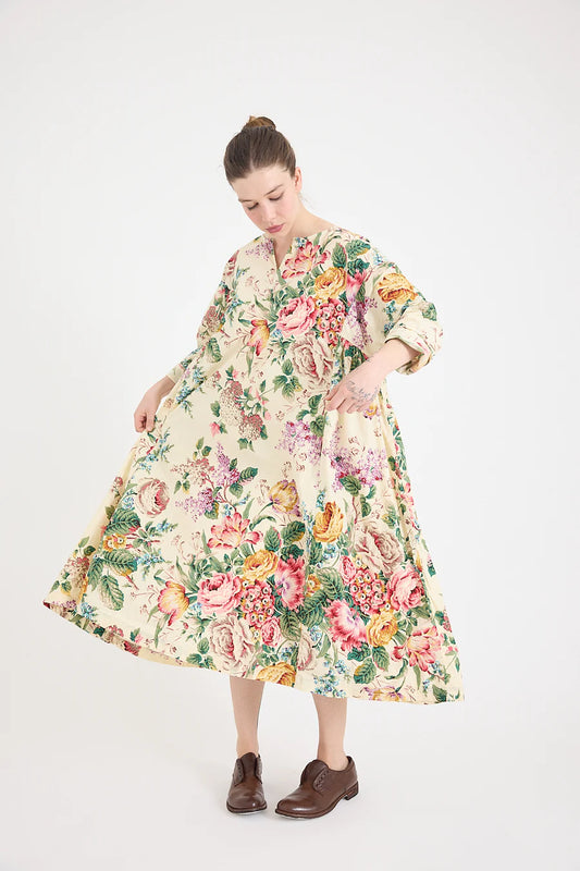 Nomi Dress in Cotton | Bouquet Print