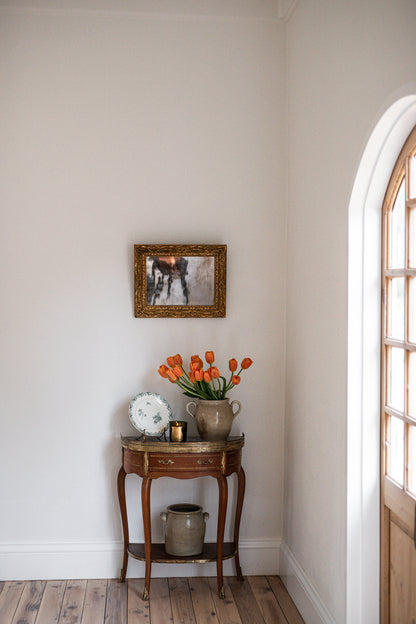 Antique 19th century mirror with gold frame