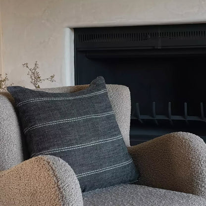 'Rafa' Stripe Linen Cushion Cover