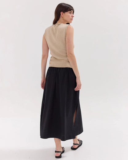 The Split Skirt | Black