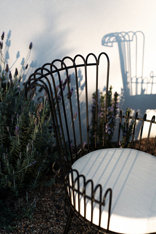 Athena Garden Chair in Black