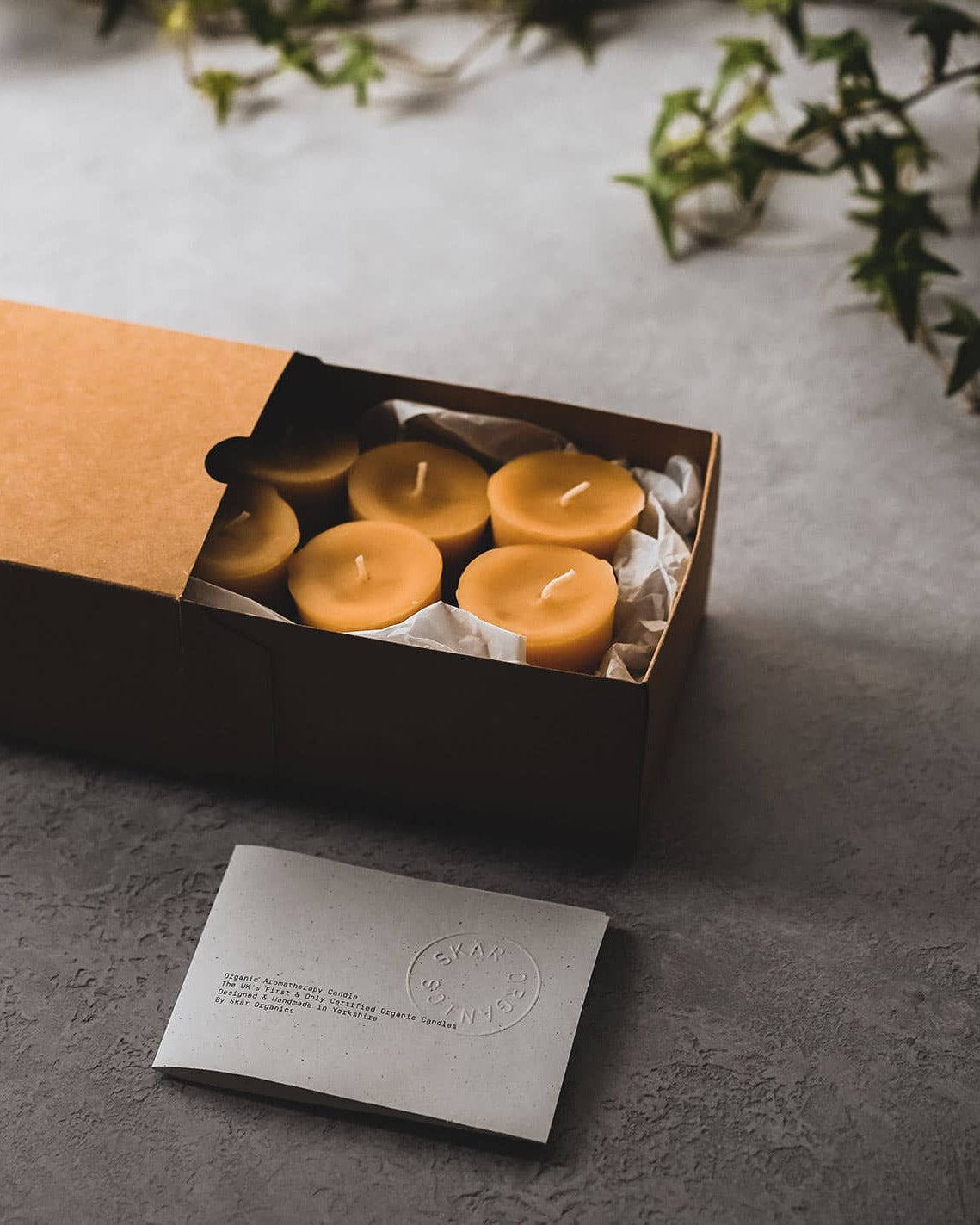 Organic Beeswax Votive Candles