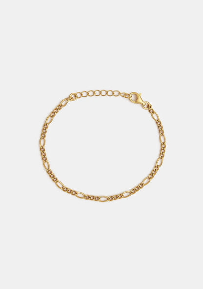 The Figaro Bracelet in Gold