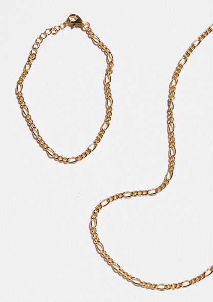 The Figaro Bracelet in Gold