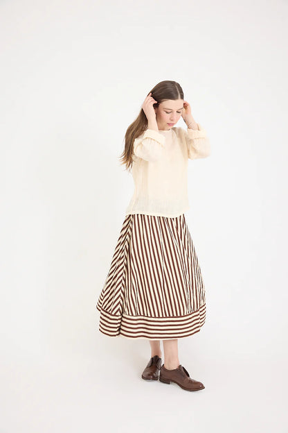 Ash Aline Skirt | Coco Stripe