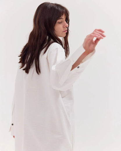 The Shirt Dress | White