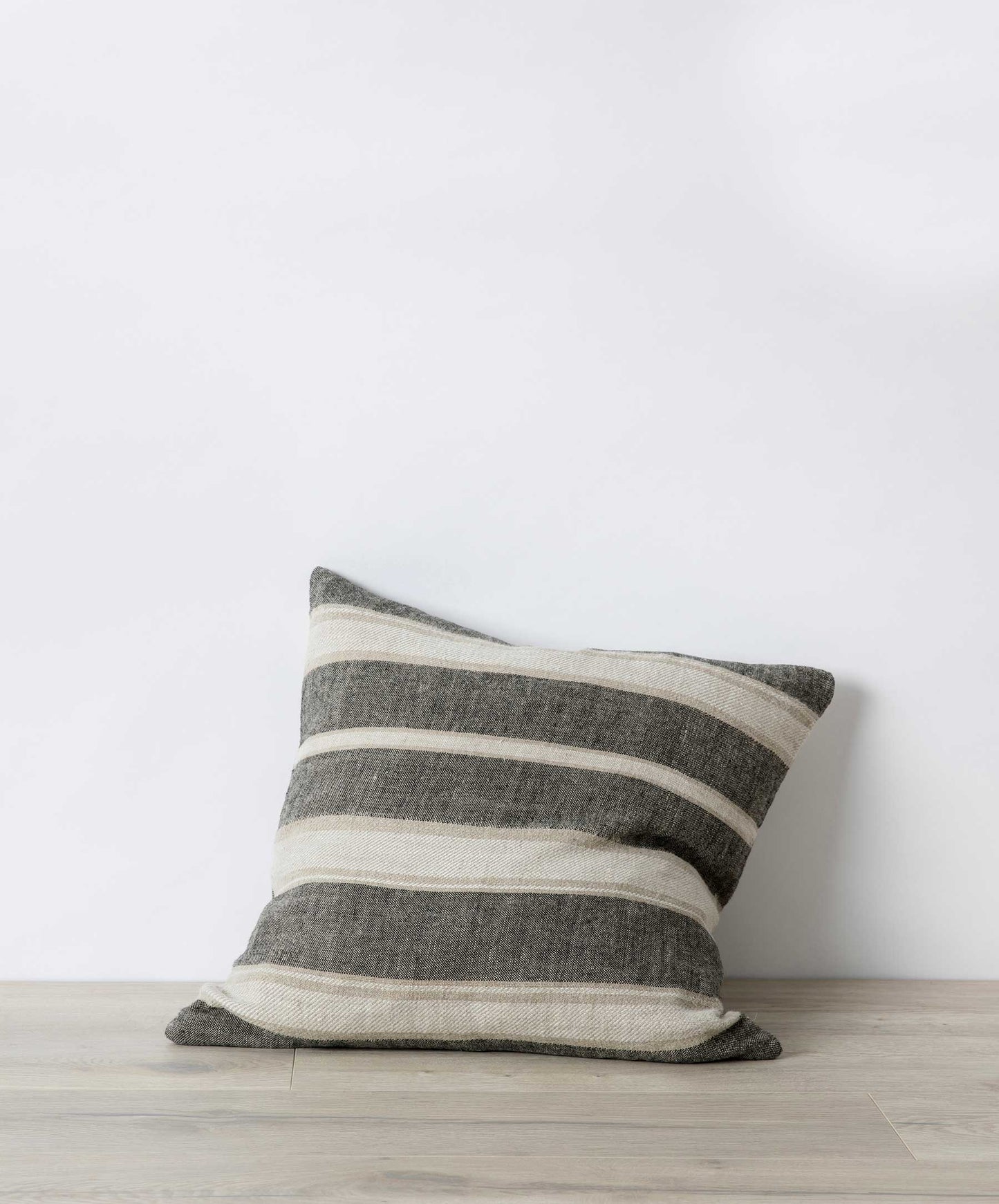 'Enzo' Stripe Linen Cushion Cover
