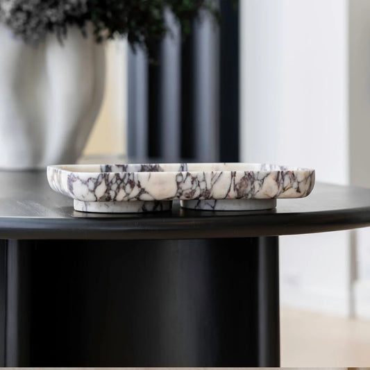 Architect Footed Letter Tray | Viola Calacatta