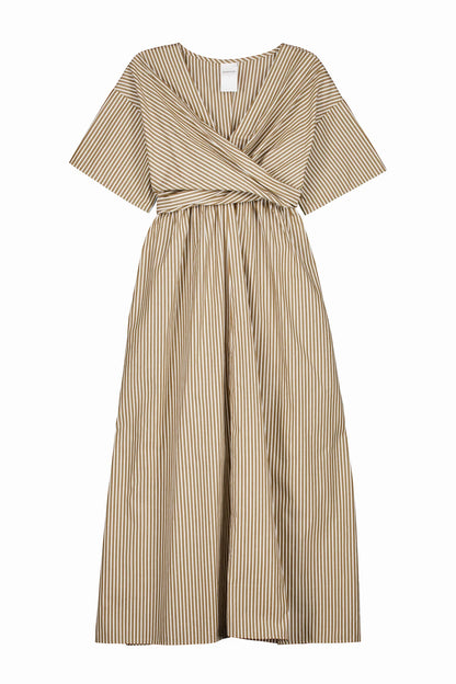 The Composer Dress in Treetop Stripe