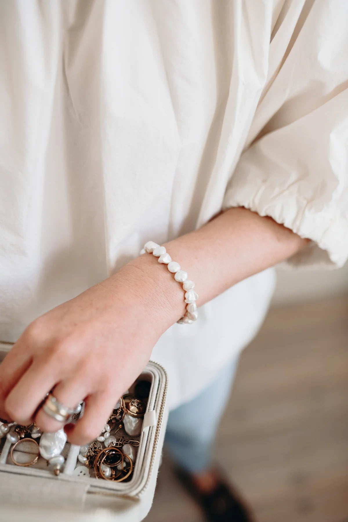 Keshi Pearl Bracelet | Limited Edition