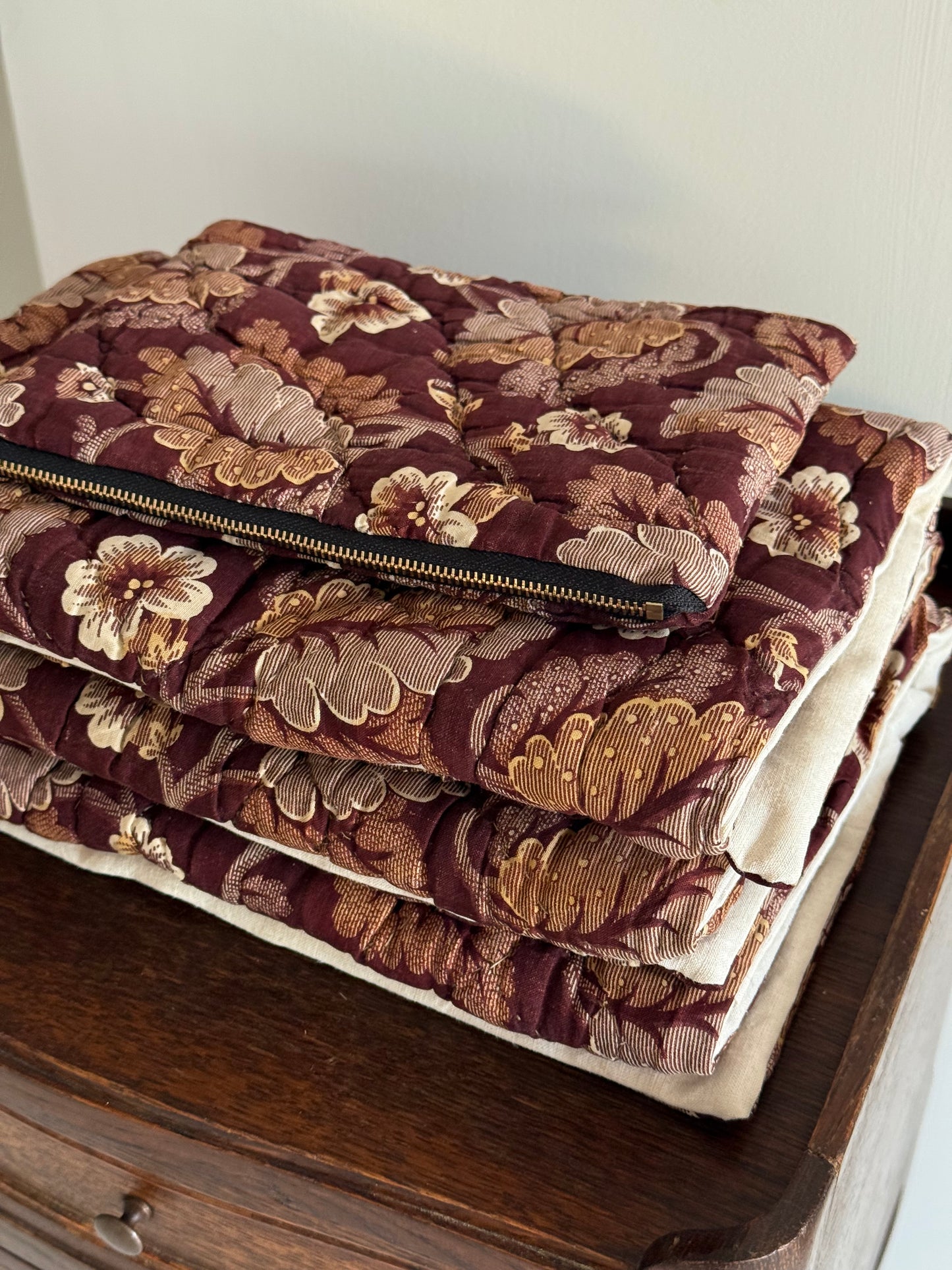 Gorgeous Cushion Covers made from Antique 19th c French Quilts