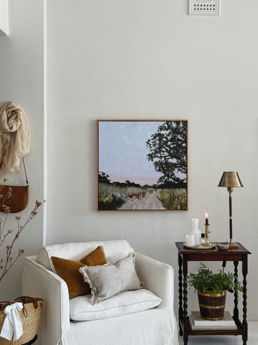 'Walking at Dusk' Artwork by Rowena Dean