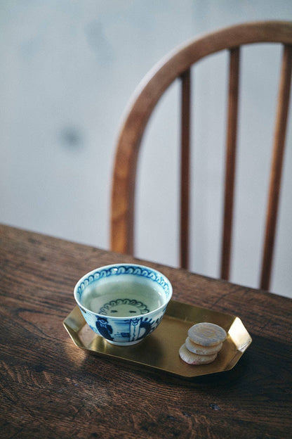 Lovely Brass Plate — Octagonal