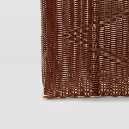 Large Handwoven Palorosa Basket | Chocolate