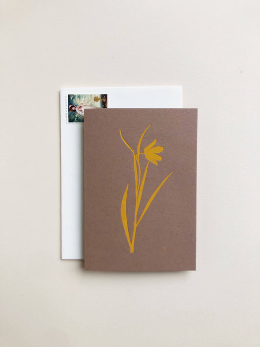 Silhouette Fritillary Card