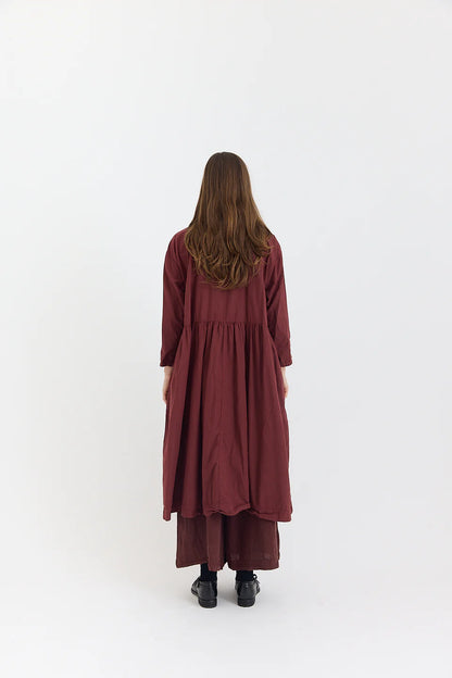 The Gathered Dress in Cotton