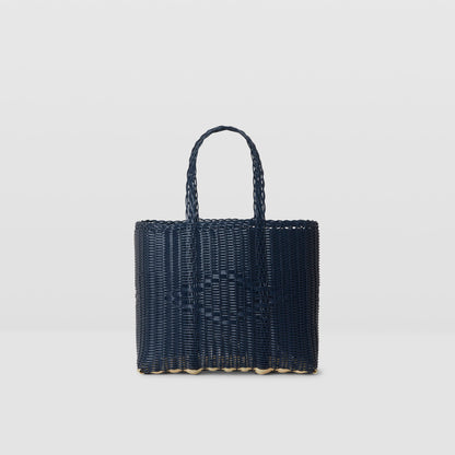 Small Handwoven Palorosa Basket | Midnight Blue
