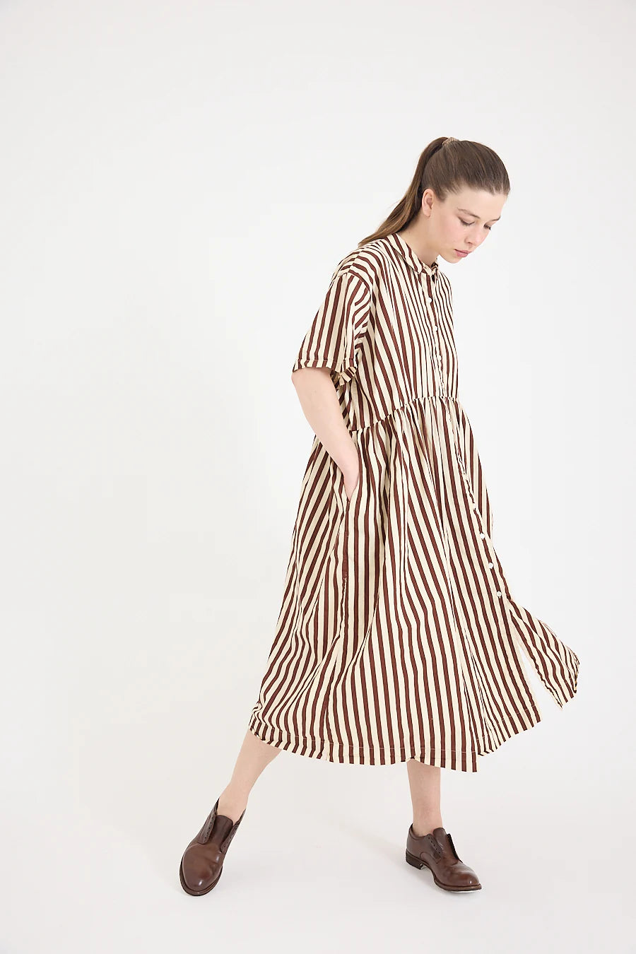 The Alto Dress | Cotton Coco Stripe